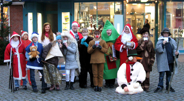 Jörg Lütjohann mit der Adventsbande 2009
