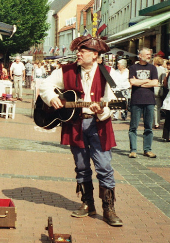 Beim Eckernförder Piratenspektakel 2009